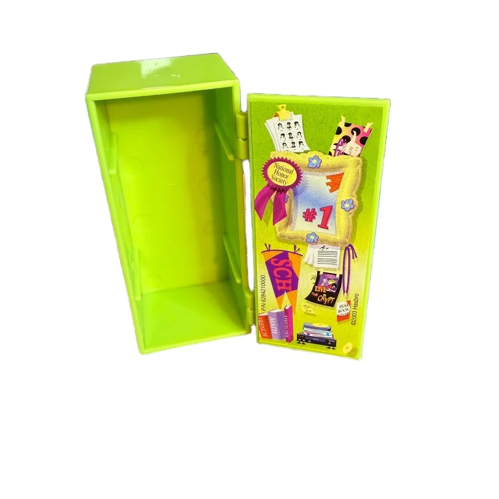 Littlest Pet Shop LPS Accessory Lot Green Locker Climbing Wall Basket 7pc Set
